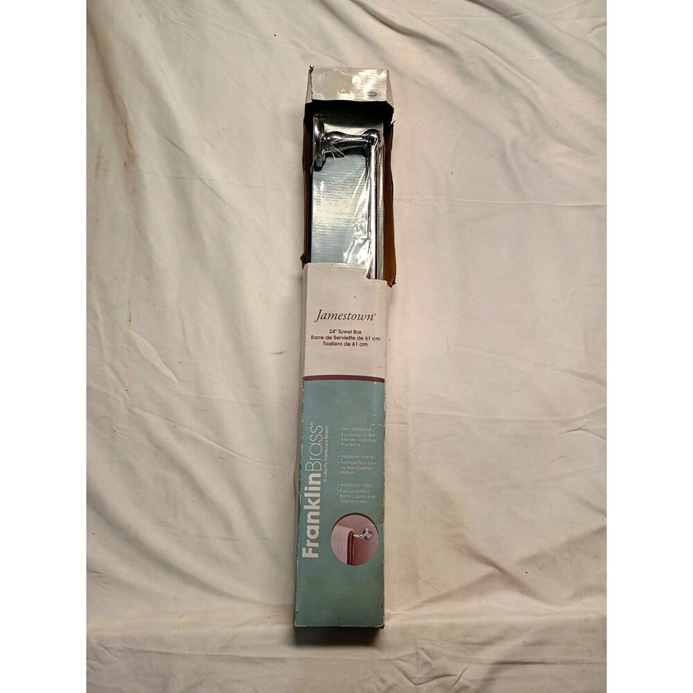 Franklin Brass Jamestown 24" Towel Bar Polished Chrome 127734
